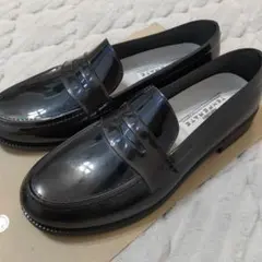 【美品】TEMPARATE コイン レインローファー 23.5〜24.0