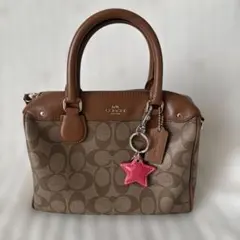 COACH シグネチャー 2way ショルダーバッグ