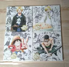 ワンピース　一番くじ　２０ｔｈ　キャンバスボード　４個セット