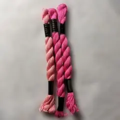 刺繍糸 OLYMPUS ピンク系 3束 セット まとめ