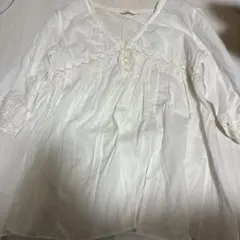 レース付きコットンチュニック