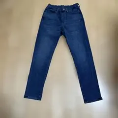 UNIQLO HEATTECH デニムロングパンツ / ネイビー 150㎝