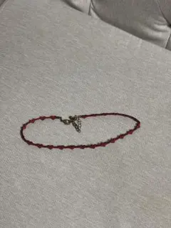 赤 ハート型チョーカー