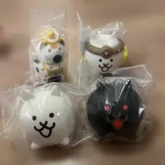 にゃんこ大戦争　ガチャ　ライトマスコット　4個セット