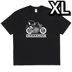 XL CHALLENGER SNOOPY TEE BLACK