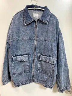 【未使用品】デニムブルー Gジャン Lサイズ