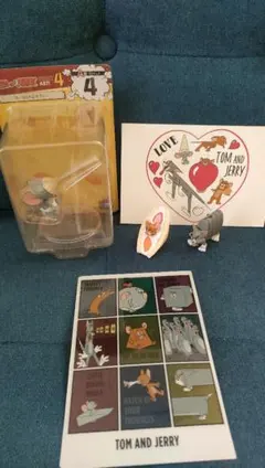 トムとジェリーグッズ ＆タフィーフィギュアセット