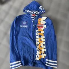 BABYDOLL フード付きパーカー 青