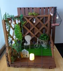 ドールハウス ロフトベッドのある部屋 撮影用 背景パネル - メルカリ