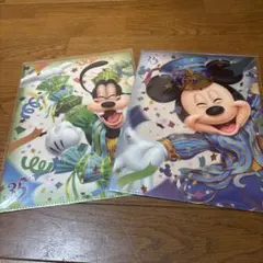 東京ディズニーリゾート 35周年クリアファイル2枚