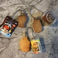 【PEANUTS 】ビスケットミニチュアチャーム ３点セット