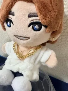 ぬいぐるみ用３連ゴールドネックレス
