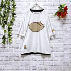 【ヴィンテージ】 Tシャツ （F） 猫Tシャツ 柔らか素材 レディース 可愛い