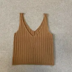 GRL グレイル　タンクトップ ニットベスト　ヘソだし　重ね着　極美品　M