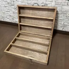 梓　トランク型什器・アクセサリースタンド（横50cm）計２点　イベント什器 トランク型 イベント什器 持ち運び可 アクセサリー収納 店舗什器