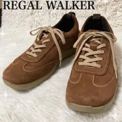REGAL WALKER スエード スニーカー ブラウン ベージュ レースアップ