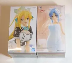 SAO EXQフィギュア 湯けむりアスナ＆メイドリーファ 2種セットバンプレスト