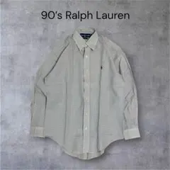 【美品】90s Ralph Lauren YARMOUTH チェックシャツ XL