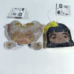 ひみつのアイプリ ラインストーンキーホルダー 2점 세트