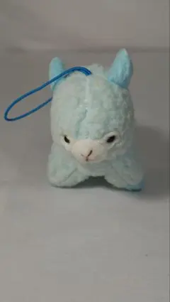 ラブリーパコ キーホルダー 水色 約10cm
