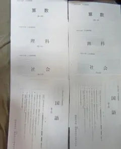 開智中学校 開智所沢中学校2024令和6年度 第1回·第2回入試問題原本 過去問