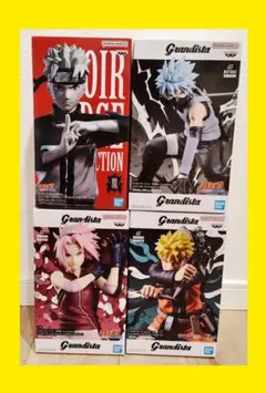 東京喰種 ナルト ヒロアカ フィギュア 4種セット - メルカリ