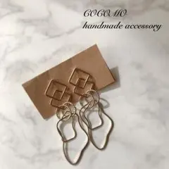 ハンドメイド ピアス NO.72 ♪