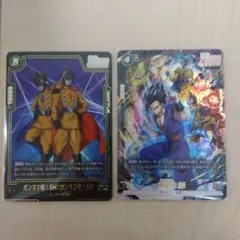 ドラゴンボールカード ガンマ1号:SH/ガンマ2号:SH、孫悟飯:SH　パラレル
