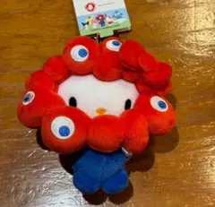 万博限定 ミャクミャク なりきりぬいぐるみBCカラー カラビナ ハローキティ