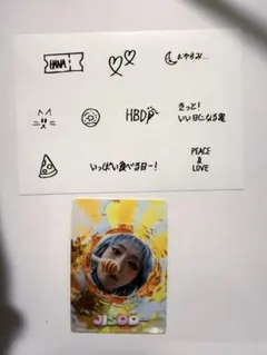 HANA シール トレカ JISOO