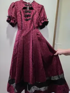 axes femme kawaii 牡丹刺繍チャイナワンピース レッド - メルカリ