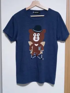 BEAMS T × The WDW コラボTシャツ　クマ　アウトドアプリント