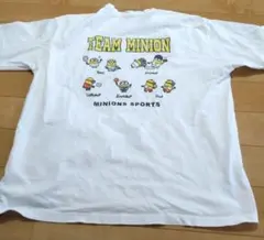 ミニオンズ Tシャツ TEAM MINION 半袖 白　モノマート　ホワイトのサムネイル