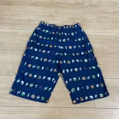 ユニクロ マインクラフト ハーフパンツ 130cm ネイビー