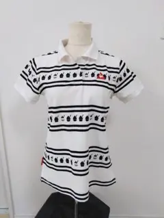 ⛳golf・ルコック・レディース ・白×ネイビー・M
