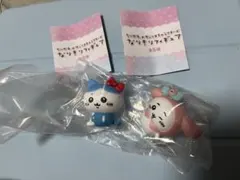 ちいかわ サンリオ　なりきりフィギュアセット　ハチワレ