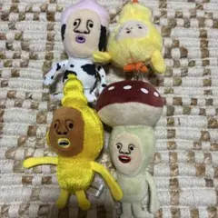 こびとづかん マスコット ぬいぐるみ 4点セット
