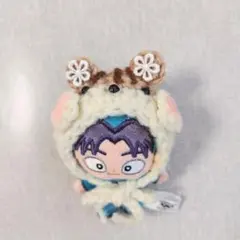 りす　リス　ボンネット　まんまるほっぺ　8cm　ほわぬい　忍たま　ぬい服