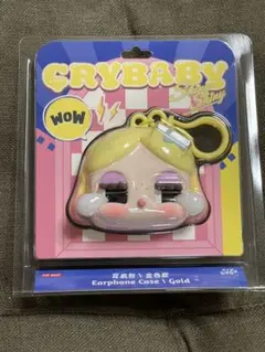 POPMART CRYBABY SHINY SHINY イヤホンケース ゴールド