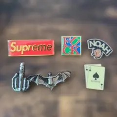 Supreme シュプリーム NOAH ノア キーホルダーピンズ ピンpin4個のサムネイル