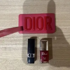 Dior リップ　マニキュア　ラゲージタグ