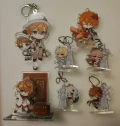 原神 アクリルキーホルダー、スタンド 7個セット