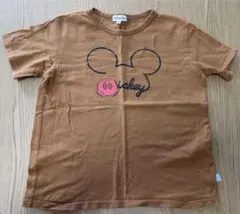 ミッキーマウス　ディズニーTシャツ　130サイズ　ビンテージ