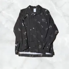 試着のみ neon leather garment 柄シャツ ロカビリー 50s - メルカリ