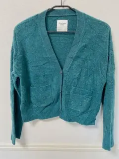 Abercrombie & Fitch ターコイズ カーディガン S