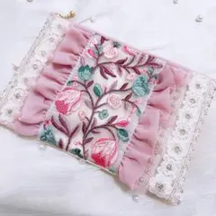 移動ポケット フリルパッチワーク リバティ - メルカリ