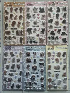 ザドッグ　THE DOG ぷくぷくジェリーシール　コンプリートセット