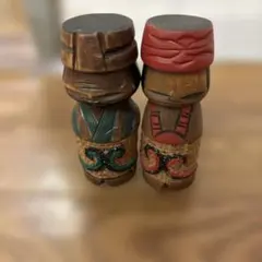 木製こけし風人形セット