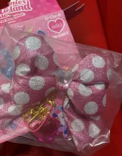 ミニーのファンダーランド パルパルーザ リボン キーチェーン シークレット