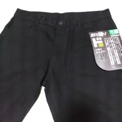 色褪せ知らずの黒 スキニー パンツ スキニーパンツ Lサイズ ジャスト丈 ドンキ